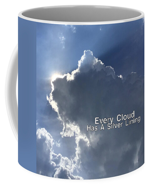 Cloud Coffee Mug featuring the photograph Silver Lining Cloud by Catherine Wilson