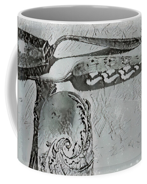 Silver Spoons Coffee Mug featuring the photograph Silver Serving Pieces CAC 011022 by Cathy Anderson