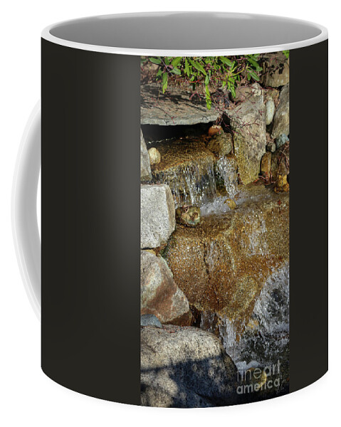 Waterfall Coffee Mug featuring the photograph Simple Flow by D Lee