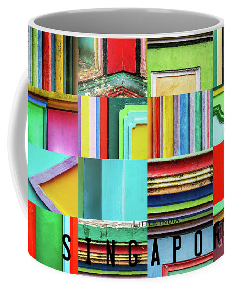 Singapore Coffee Mug featuring the photograph Singapore 219, Little India by John Seaton Callahan