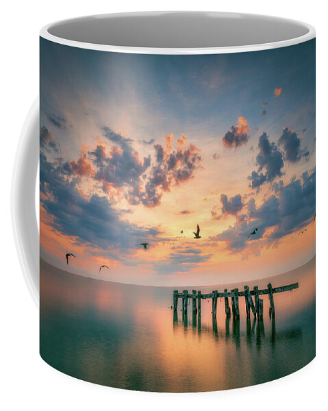 Lake Ontario Coffee Mug featuring the photograph Singing for the Spring by Henry w Liu