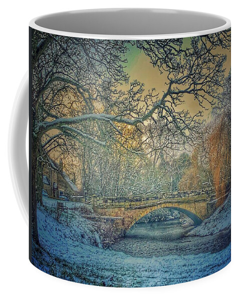 North Yorkshire Coffee Mug featuring the photograph Sinnington Bridge by Mark Egerton