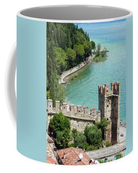 Sirmione Coffee Mug featuring the photograph Sirmione by Claudia Zahnd-Prezioso