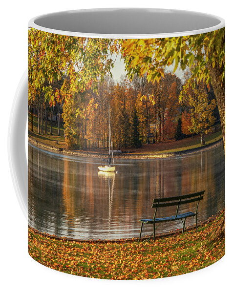 Autumn Coffee Mug featuring the photograph Skaneateles in the Fall by Rod Best