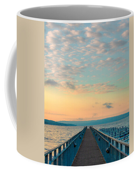 Sunrise Coffee Mug featuring the photograph Skaneateles Sunrise by Rod Best