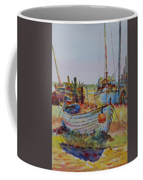 Summer Coffee Mug featuring the painting Skippool Creek-G.Berry #87 by David Gilmore