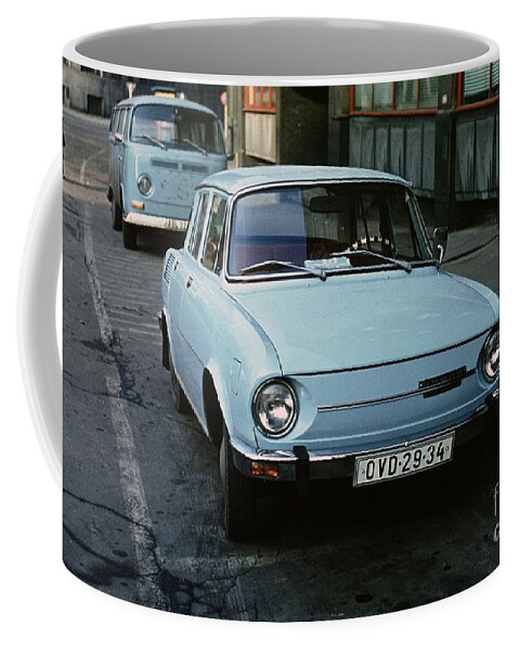 Skoda Coffee Mug featuring the photograph Skoda 100L by Oleg Konin