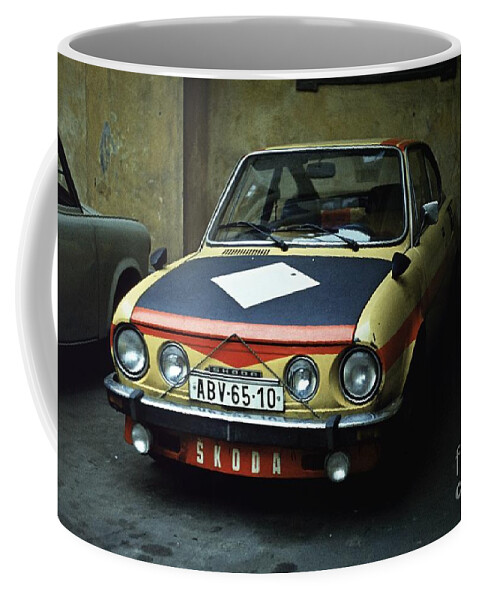 Skoda Coffee Mug featuring the photograph Skoda 110R Coupe by Oleg Konin