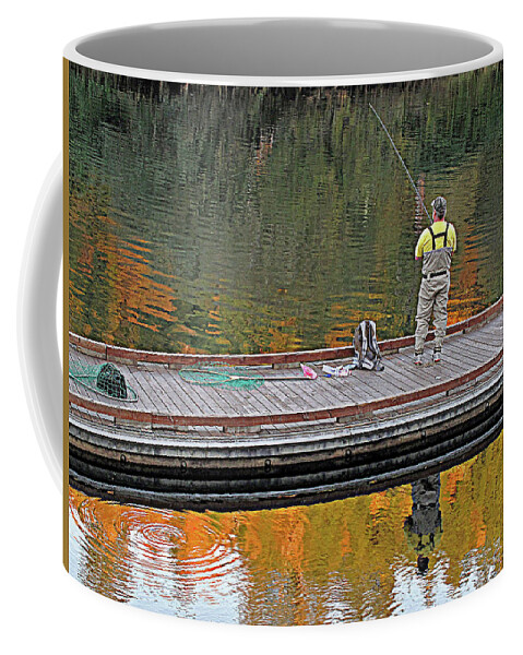 Fishing Coffee Mug featuring the photograph Skunked by Suzy Piatt