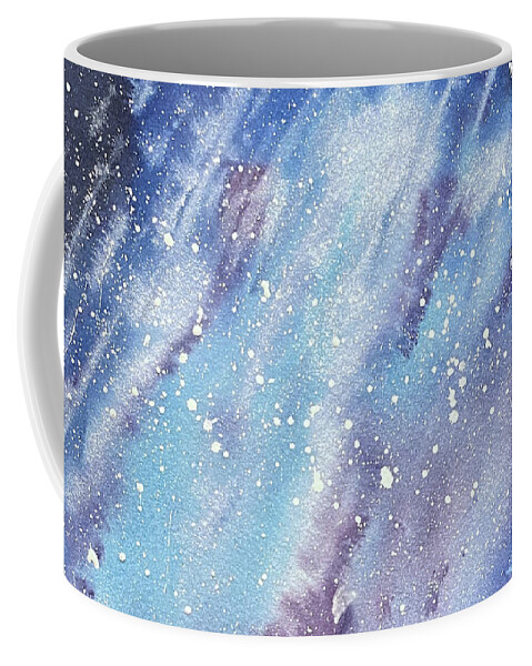 Sky Coffee Mug featuring the painting Sky at Night by Lisa Neuman