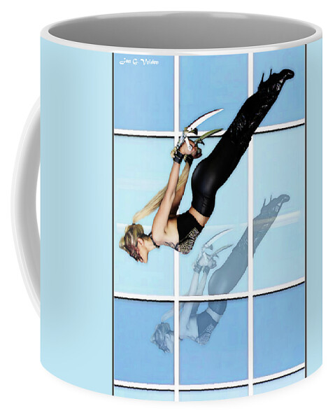 Skydriver Coffee Mug featuring the photograph SkyDiver by Jon Volden