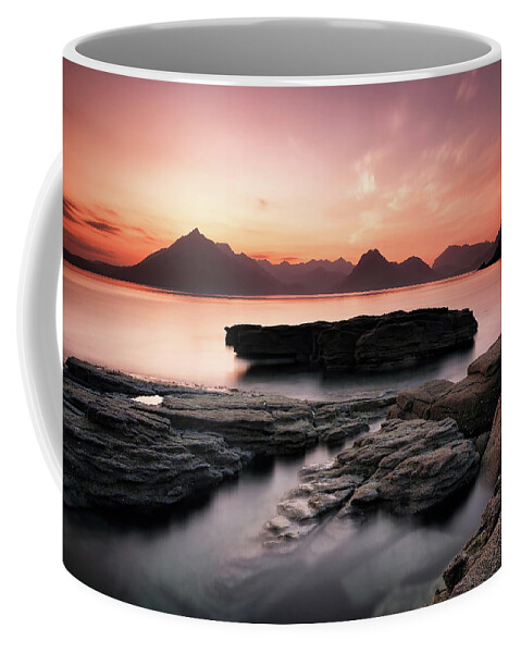 Isle Of Skye Coffee Mug featuring the photograph Skye Sunset Afterglow by Grant Glendinning