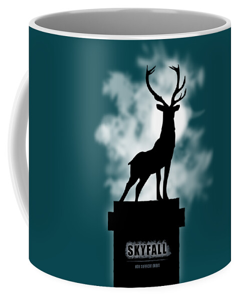 Movie Poster Coffee Mug featuring the digital art Skyfall - Alternative Movie Poster by Movie Poster Boy