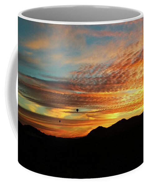 Skyfire Over Sunset Coffee Mug featuring the photograph Sunset Boulevard by Gene Taylor