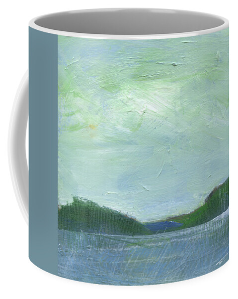 Water Coffee Mug featuring the painting Skyscape #7 by Tim Nyberg
