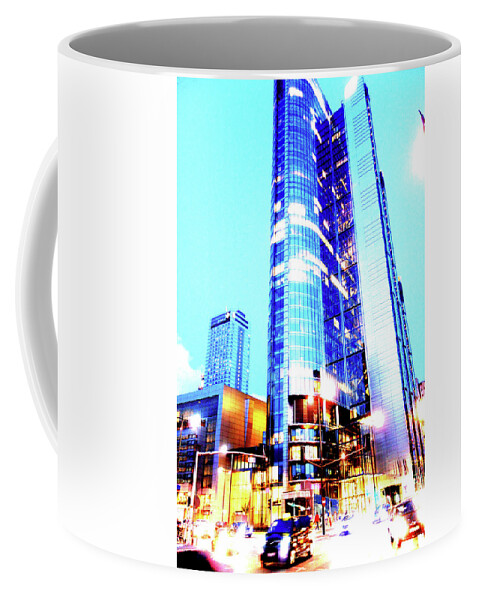 Skyscrapers Coffee Mug featuring the photograph Skyscraper In Warsaw, Poland 36 by John Siest