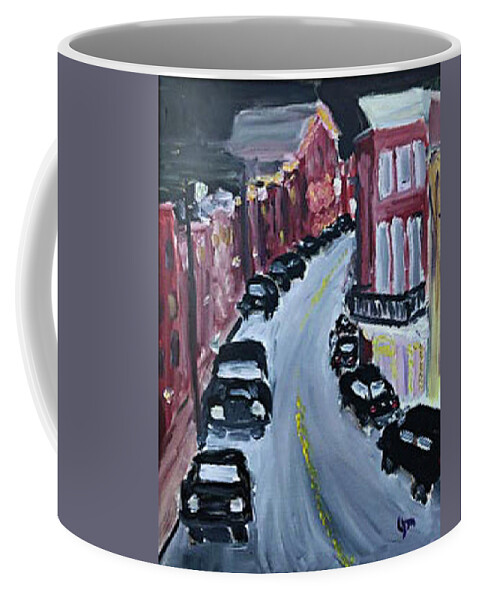  Coffee Mug featuring the painting Sleeping Ellicott City by John Macarthur