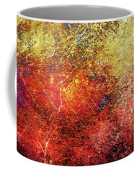 Chaos Coffee Mug featuring the painting Sleepless Butterflies by Neece Campione
