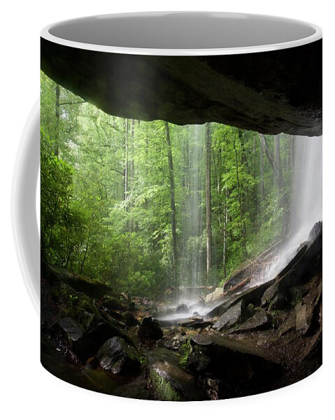 Slick Rock Falls Coffee Mug featuring the photograph Slick Rock Falls by Chris Berrier