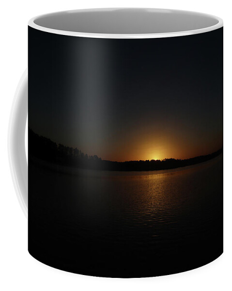 Lake Coffee Mug featuring the photograph Small Look Lake Sunrise by Ed Williams