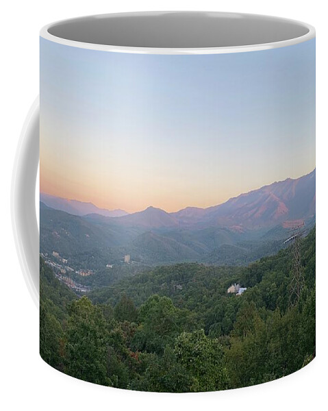 Smokey Mountain Coffee Mug featuring the photograph Smokey Mountain Morning by Lisa White
