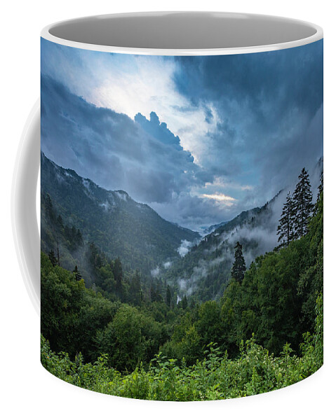 Nunweiler Coffee Mug featuring the photograph Smoky Mountain Storm Clouds by Nunweiler Photography