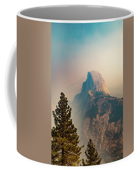 Half Dome Coffee Mug featuring the photograph Smoky View by Cindy Robinson
