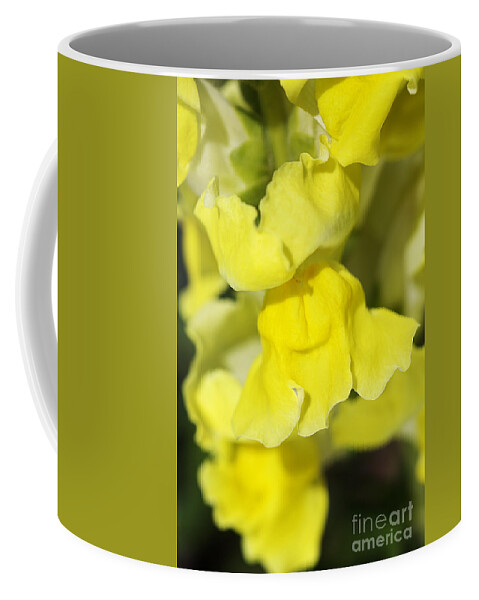Antirrhinum Coffee Mug featuring the photograph Snapdragon Flower by Joy Watson