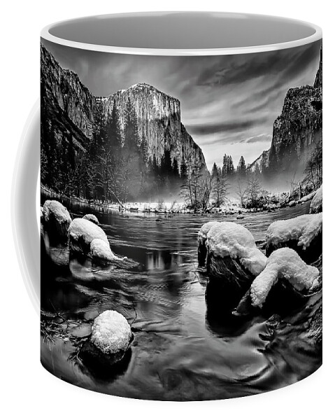 Yosemite Coffee Mug featuring the photograph Snow Capped by Gary Johnson