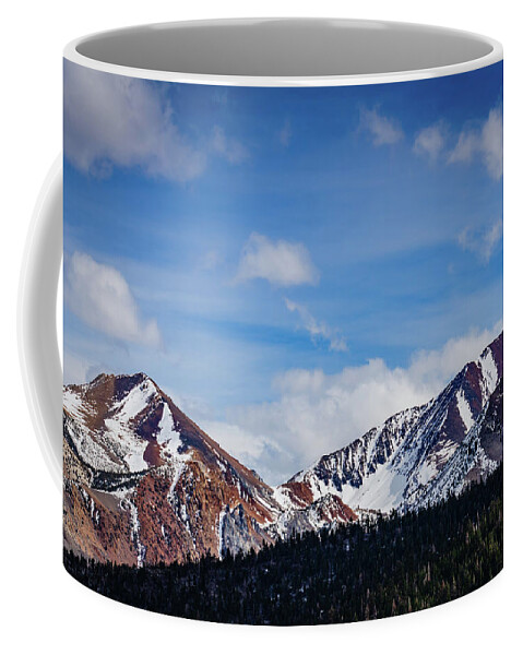 California Coffee Mug featuring the photograph Snow Capped Mountains - Mammoth, CA by Sandra Foyt