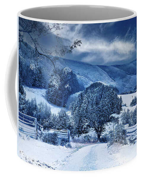 Snow Coffee Mug featuring the photograph Snowed Up and Snowed On by Jack Torcello