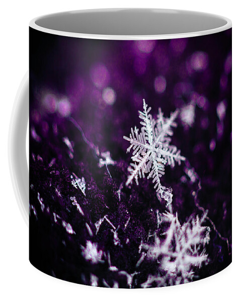  Coffee Mug featuring the photograph Snowflake beauty by Nicole Engstrom