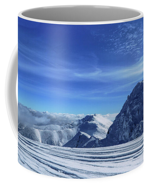 Monochrome Coffee Mug featuring the photograph National park of Low Tatras by Vaclav Sonnek