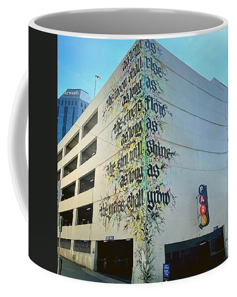 Quote Coffee Mug featuring the photograph So Quoth The Corner by Lee Darnell