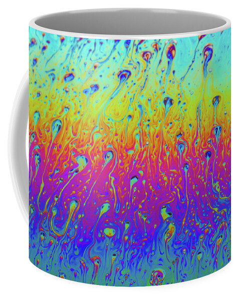 Bubble Coffee Mug featuring the photograph Soap Bubble Air Molecules by SR Green