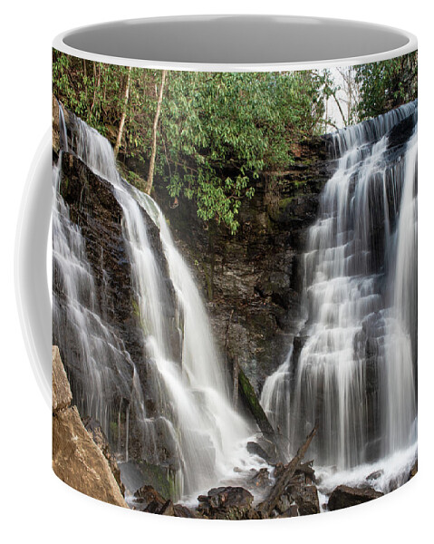 Great Smoky Mountains National Park Coffee Mug featuring the photograph Soco Falls #1 by Stacy Abbott