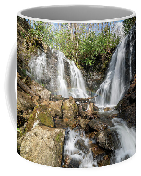 Great Smoky Mountains National Park Coffee Mug featuring the photograph Soco Falls #2 by Stacy Abbott