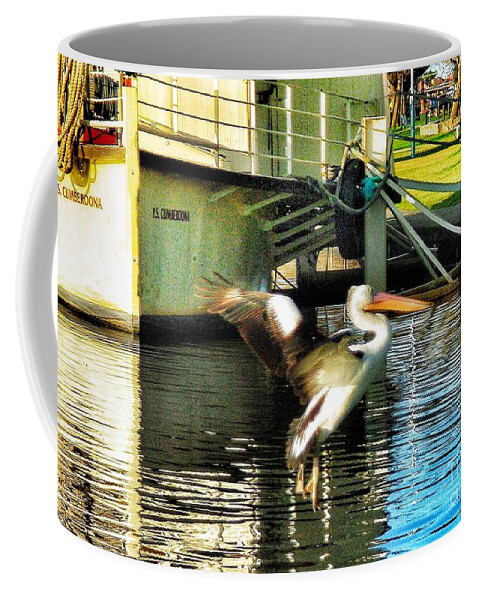 Yarrawonga Coffee Mug featuring the photograph Soft landing by Blair Stuart