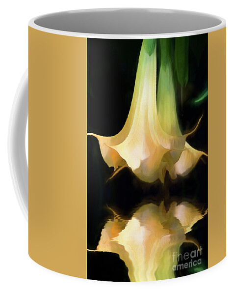 Lily Coffee Mug featuring the photograph Soft Lily Reflection by Kathy Baccari