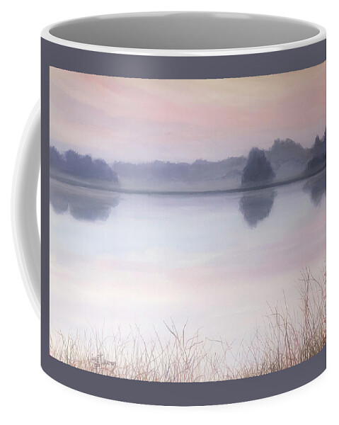 Water Coffee Mug featuring the painting Soft Water by Jeanette Jarmon