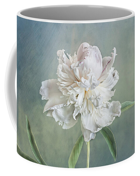 Peony Coffee Mug featuring the photograph Softness Becomes You by Maggie Terlecki