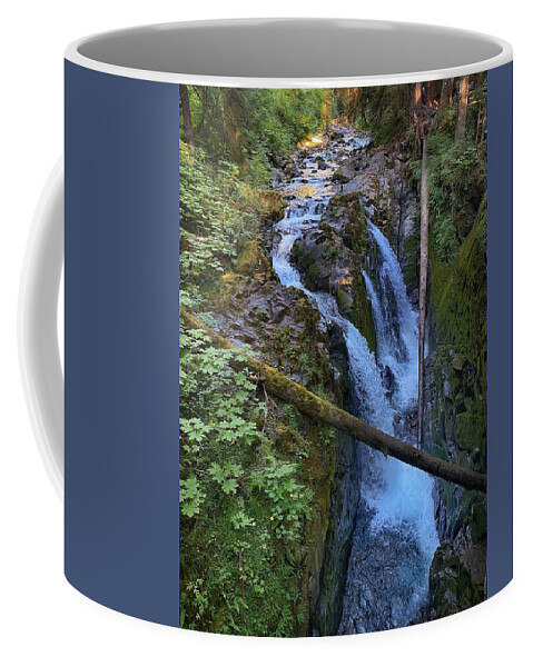 Waterfalls Coffee Mug featuring the photograph Sol duc Falls by Jerry Abbott