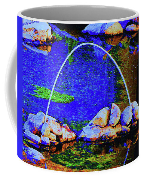 River Coffee Mug featuring the photograph Solar River Arch by Andrew Lawrence