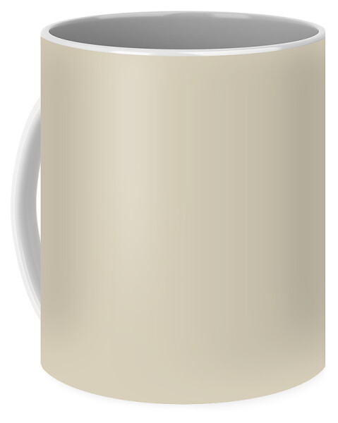 Solid Coffee Mug featuring the digital art Solid Tan Color by Delynn Addams