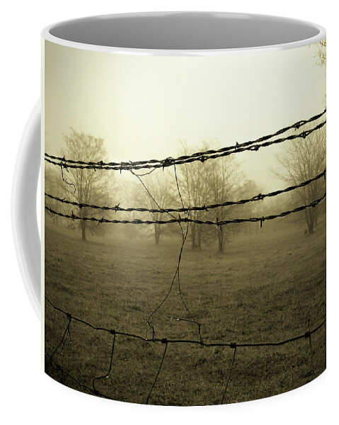 Farm Coffee Mug featuring the photograph Somber Pasture by Lens Art Photography By Larry Trager