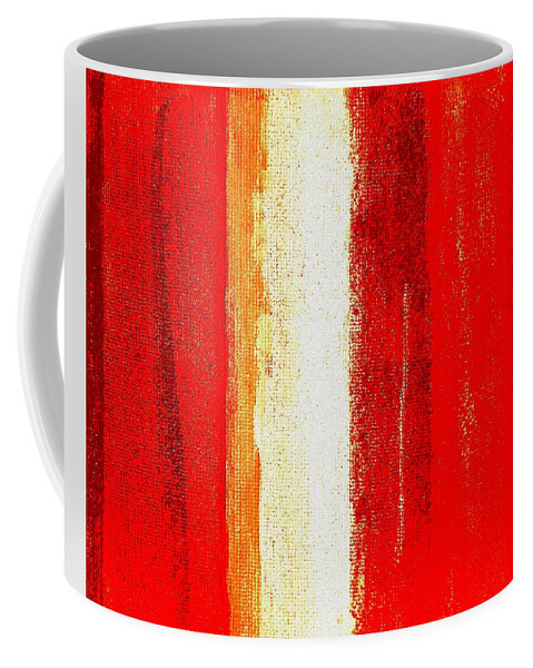 Red Coffee Mug featuring the painting Some Like It Hot by VIVA Anderson