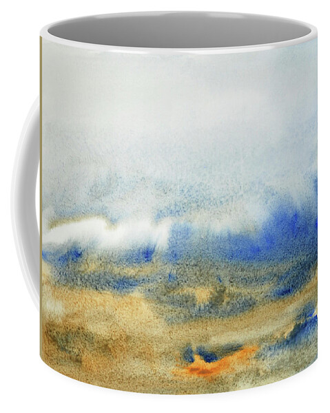  Coffee Mug featuring the painting Something Curious by Dick Richards
