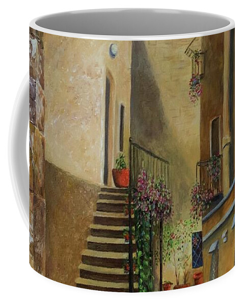 Italy Coffee Mug featuring the painting Somewhere In Time by Jane Ricker
