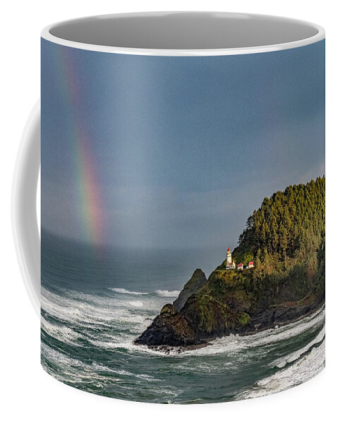 Oregon Coffee Mug featuring the photograph Somewhere under the rainbow by Bryan Xavier