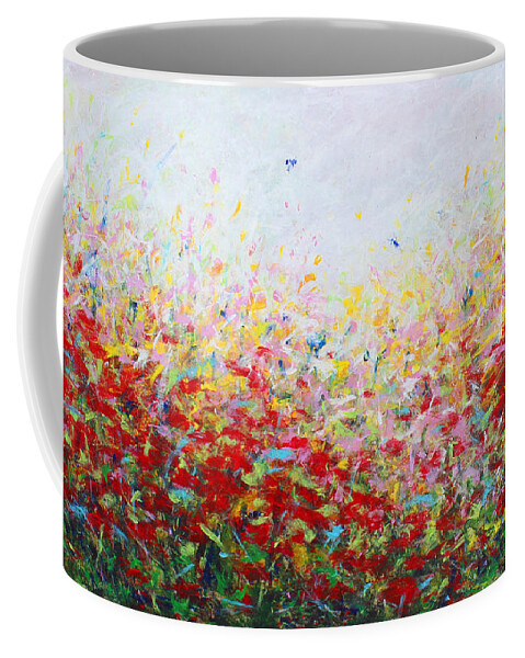 Songs Of Spring Coffee Mug featuring the painting Songs of Spring No.3 by Kume Bryant